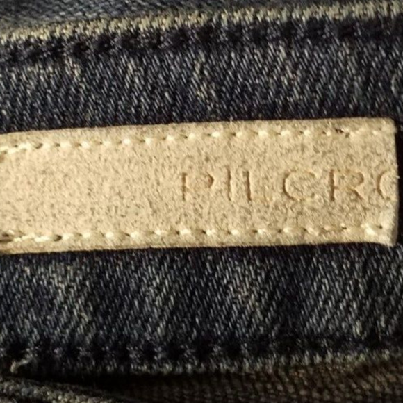 Pilcro by Anthropologie Flared Jeans | Size 28 | Mid Rise Stretch Denim - Picture 5 of 9